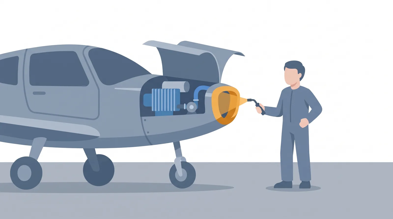 Inspecting cooling ducts and airflow paths keeps the cooling path clear and the engine within its limits